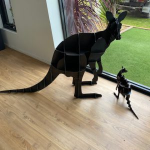 Kangaroo Garden Art
